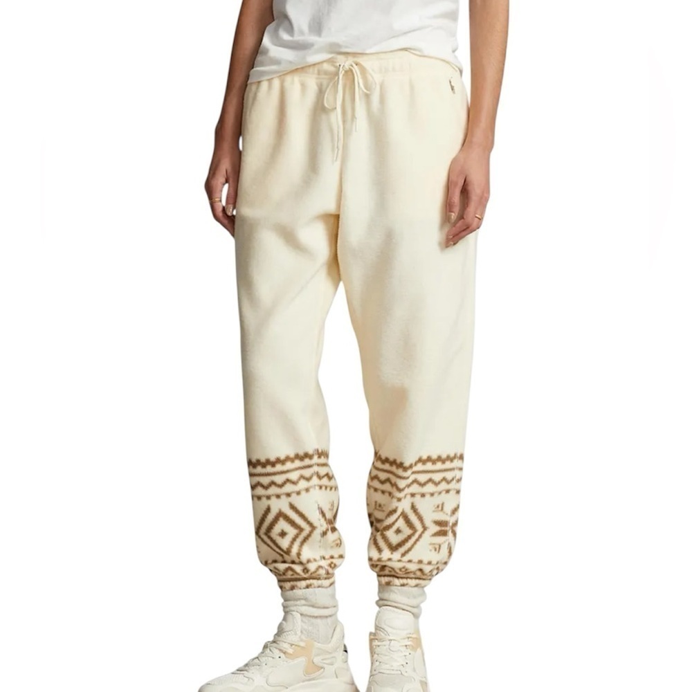 Polo Ralph Lauren Snowflake Motif Fleece Sweatpants